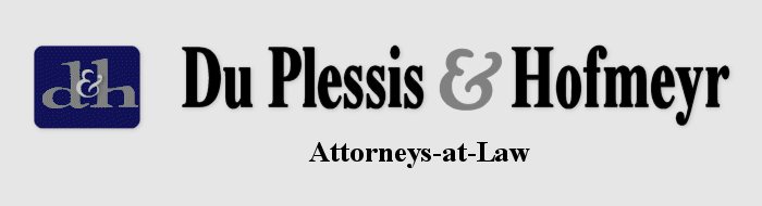 Du Plessis & Hofmeyr Inc - Attorney Business Logo