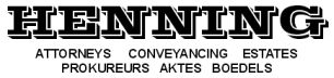 Henning Attorneys  - Attorney Business Logo