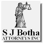 S J Botha Attorneys Inc. - Attorney Business Logo