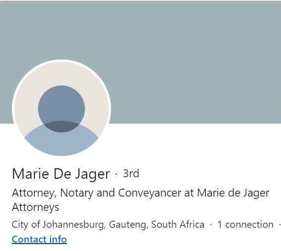 Marie de Jager Attorneys - Attorney Business Logo