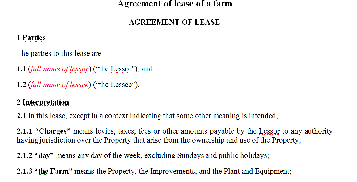 Fast Free Lease Agreement 2021 Www Lawyersezyfind Co Za