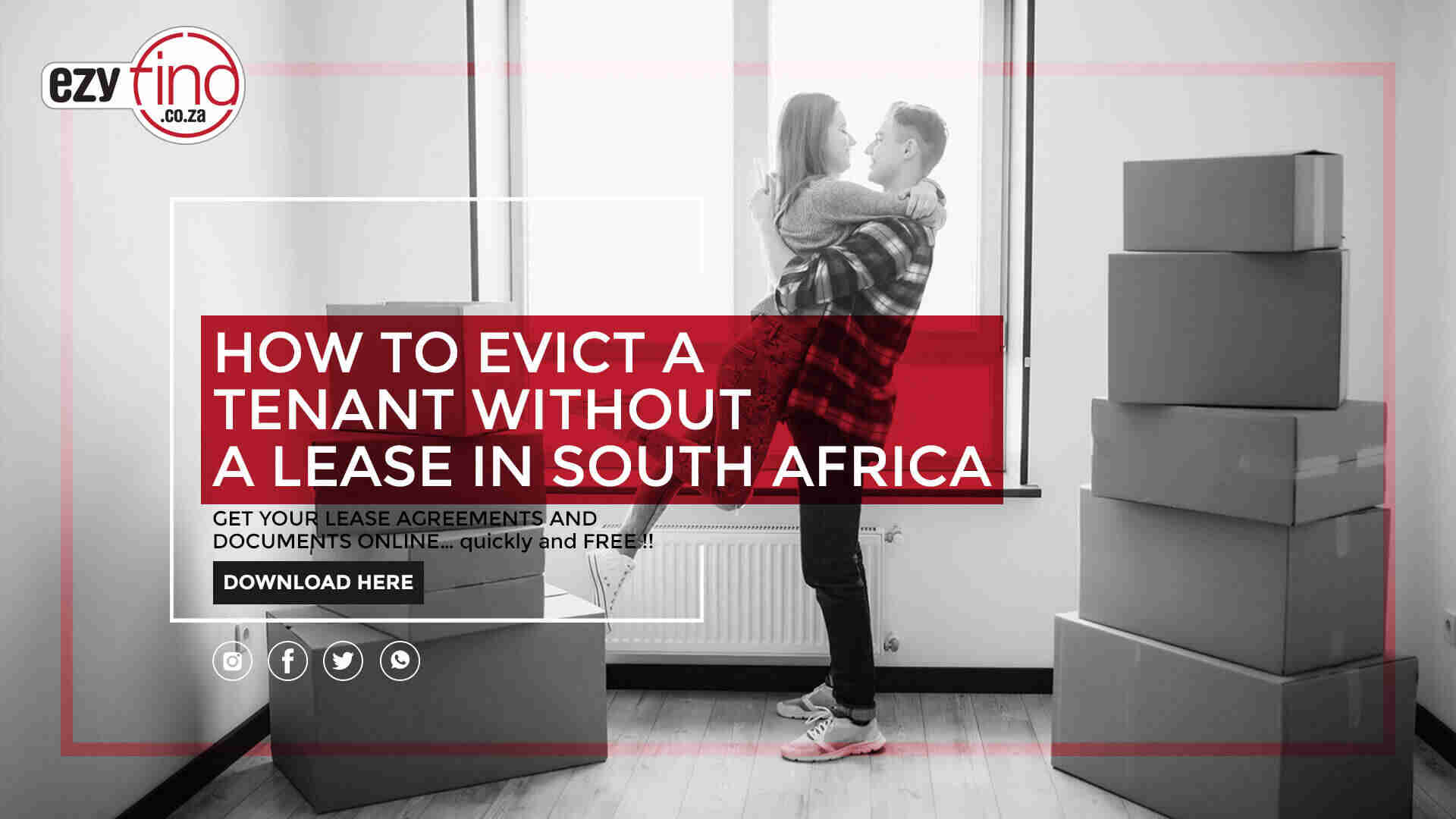 How to evict a tenant without a lease in south africa