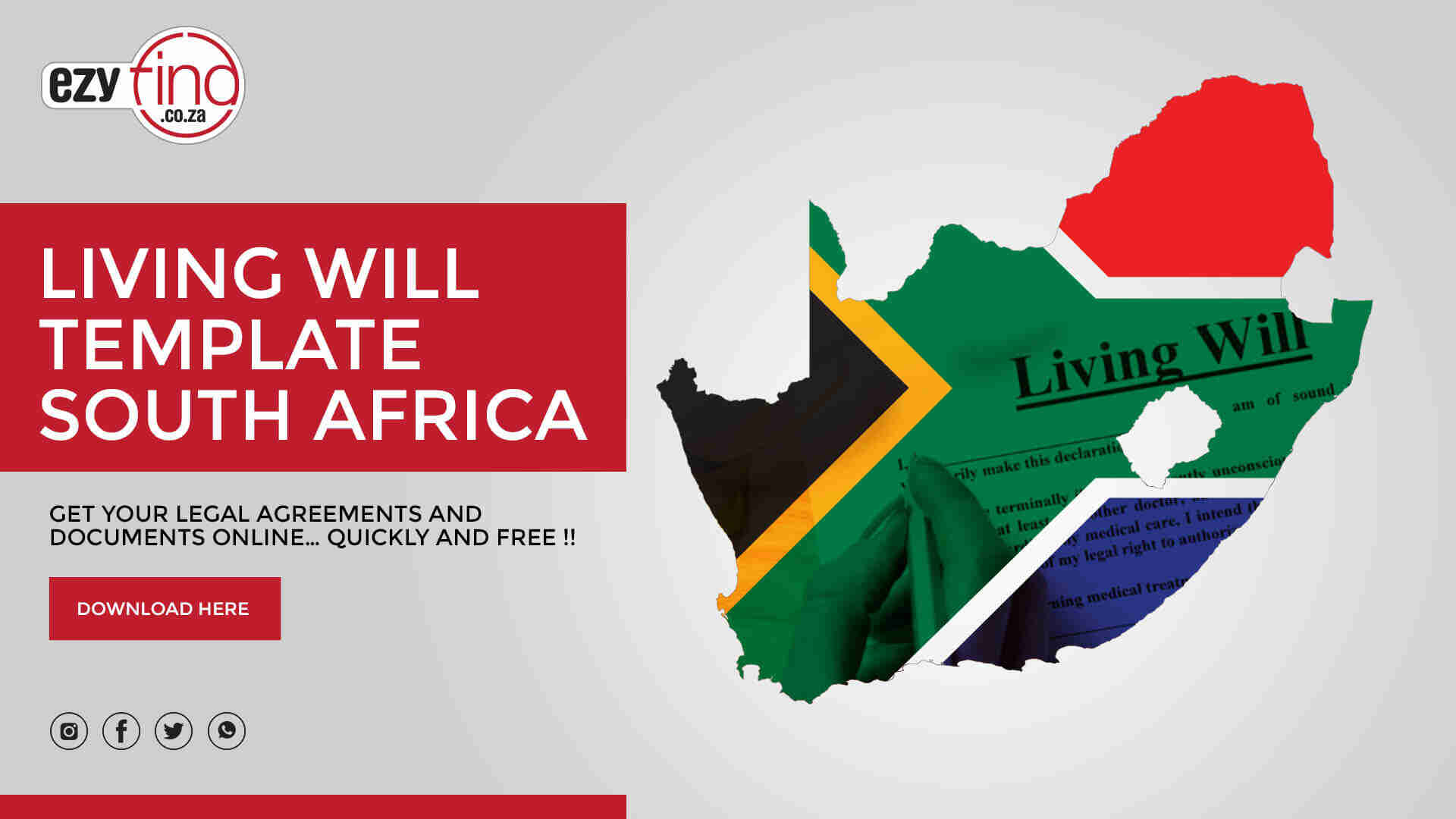 living will templatea south africa